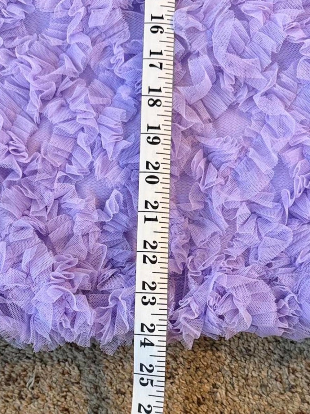 ASOS Lilac Ruffle Mini Dress - Picture 6 of 7